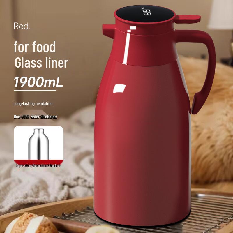 Large Capacity Smart Thermos Flask for Household Use