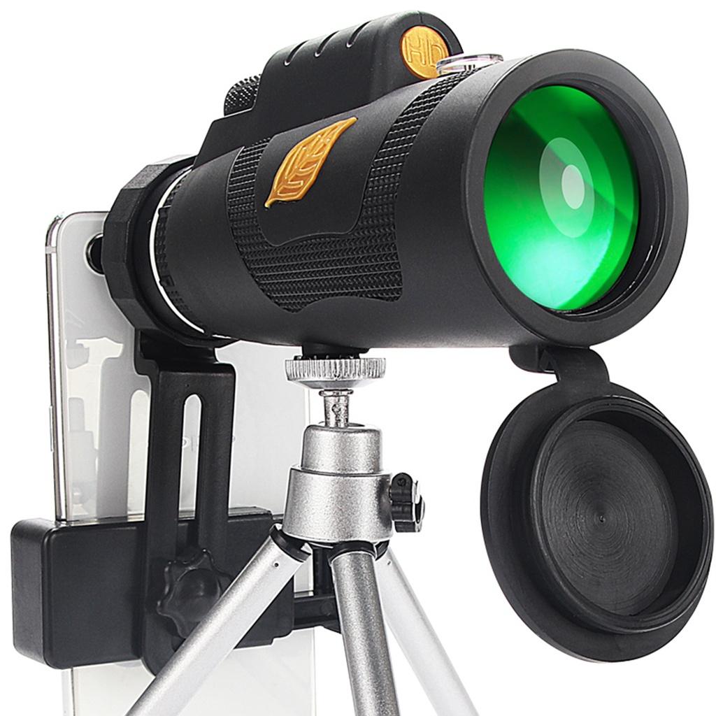 12X50 Zoom Tripod Monocular Telescope 1200m/8000m Portable Camping Phone Clip Prism Long Distance Field Of View