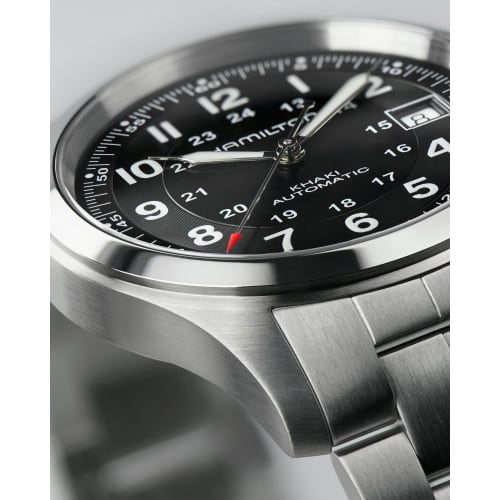 Hamilton Khaki Field Auto Men's Watch H70455133, Officially Guaranteed, Imported