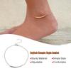 Anklet Stylish Bracelets Adjustable Accessory Silver Gold Foot Ankle Fashion Simple Chains Universal Ornaments Style for Women