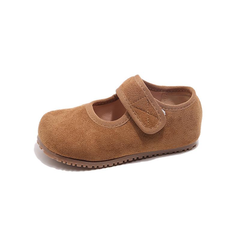 

Детские ретро лоферы Birkenstock с флисовой подошвой - Корейские туфли Мэри Джейн Осень/Зима 2025 Size 24: 15.1cm коричневый