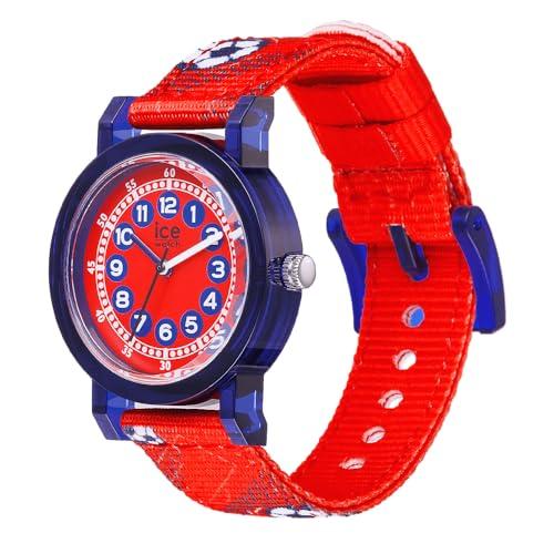 Ice-Watch Kids Ice Learning Wristwatch 022694 Red Football 32mm Small 3 Hands Ladies Children