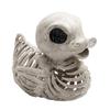 Cute Halloween Ornament Resin Halloween Duck Skeleton Sturdy Halloween Decoration Prop  Outdoor