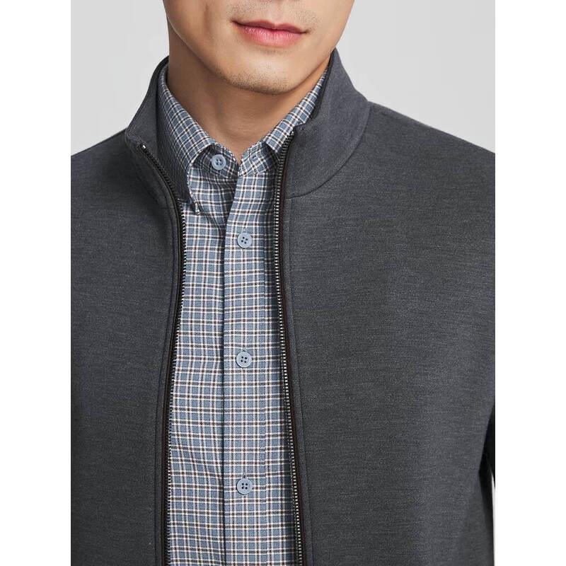 Yageer Men's Knit Stand-Collar Cardigan