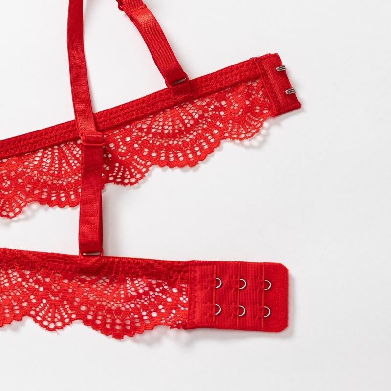 Women S Sexy Lace Wireless Thin Breathable Triangle Cup Bra