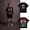 2024 Darc Sport Wolves T-Shirt Oversized Baumwoll-T-Shirt Fitnessstudio Fitness Herrenbekleidung Lässig Damen Kurzarm-Tee Darcsport T-Shirt