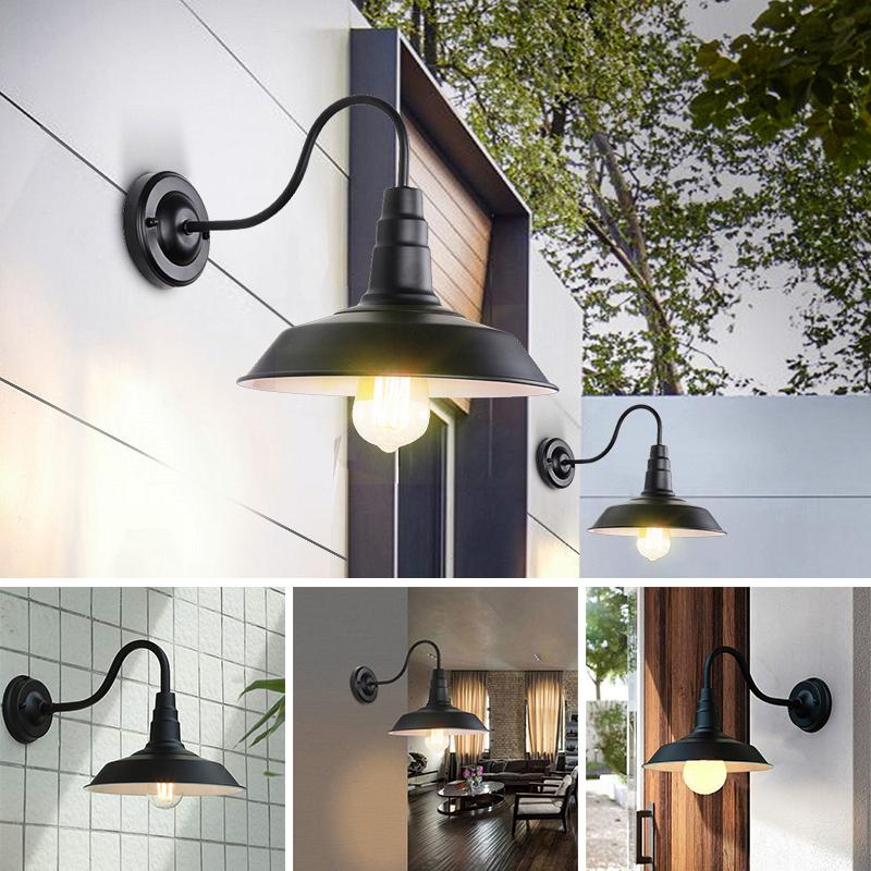 Retro Vintage Wall Mounted Lamp Loft Industrial Rust American Style Outdoor Indoor Light Luminaire Corridor Aisel Bar Waterproof