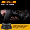 5 & 6 Hole Steering Wheel Hub Adapter For GMC Chevy Pontiac Cadillac Truck Pickup (Black)