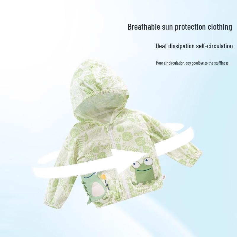 Happy Bear Infant/Toddler Summer Thin Breathable Hooded Jacket