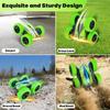 Remote Control Car, 4WD RC Cars with Double Sided 360 Degrees Tumbling and Rotating, 2.4GHZ RC Stunt Car with LED