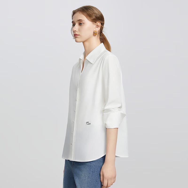 Women's Elegant Lapel Long-Sleeve Shirt