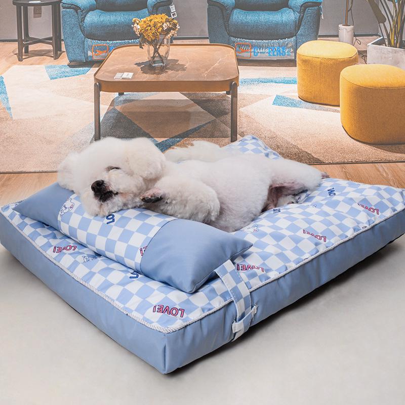 Removable and Washable Pet Bed for All Seasons - Dog and Cat Cushion Mat