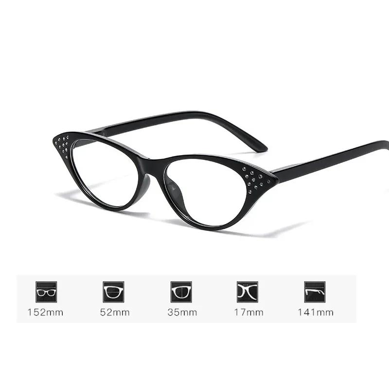 Trendy Ladies Blue Light Blocking Reading Glasses Fashion Unisex Finished Far Sight Eyewear Prescription Hyperopia Glasses 0+1.5