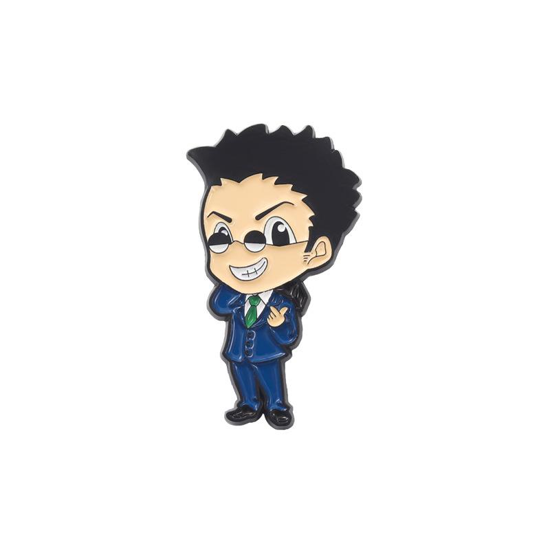 Hunters Enamel Pin Custom GON Killua Kurapika Leorio Hisoka Brooch Lapel Badge Anime Jewelry Gift for Fans