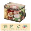 Organizer Bag Capacity Waterproof Toy Storage Bag with Easy-to-clean Zipper Multifunctional Clear Container for Toys Accessories