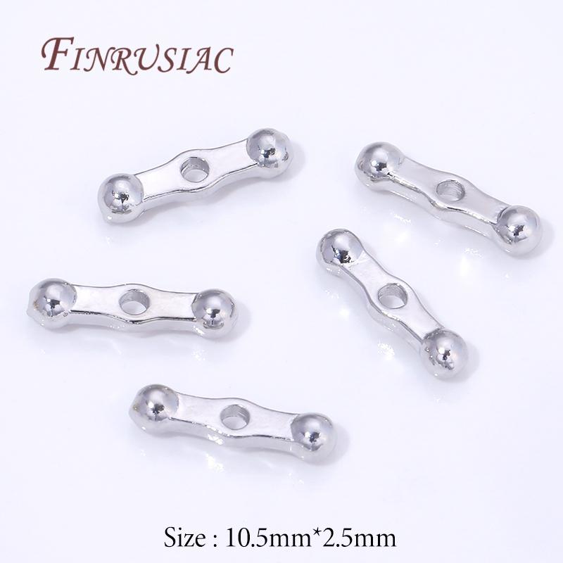 10/20Pcs 18K Gold Plated Decorative Beads,Spacers For Bead,Metal Separator Beads,Jewelry Making Supplies,Bracelets Accessories