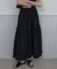 Teuwi Kiren Frill Full Long Skirt
