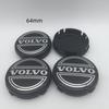 Mlphz1 20pcs 3D 64mm 65mm For VOLVO Car Emblem Wheel Hub Center Cap Badge Covers Sticker Decals Styling Accessories