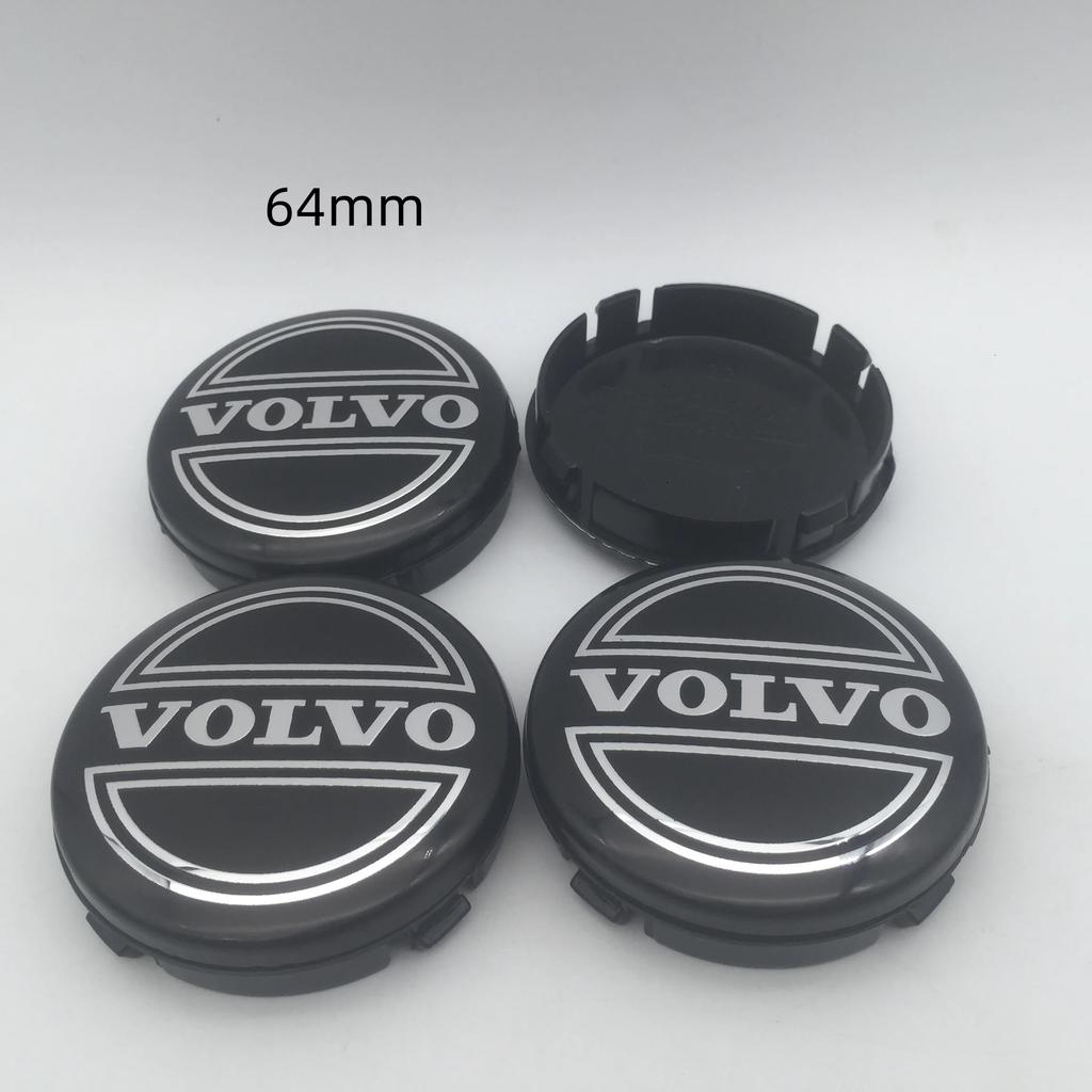 Mlphz1 20pcs 3D 64mm 65mm For VOLVO Car Emblem Wheel Hub Center Cap Badge Covers Sticker Decals Styling Accessories