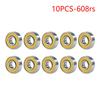 20/10pcs Ball Bearings 608zz/608rs ABEC-9/7 Miniature Bearings Deep Groove Inline Roller Bearing Carbon Steel for Skateboard