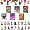 Christmas Pet Dog Advent Calendar Blind Box With Acrylic Decorations For Holiday Gift Giving
