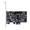 1394a controller card firewire controller card PCI-E PCI Express FireWire 1394a IEEE 1394 Controller Card with Firewire Cable