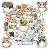 35pcs-100pcs Playful Cute Stickers Cute Animals Funny Stickers Animal Stickers For Laptop Motorcycle Luggage Phone Suitcase DIY
