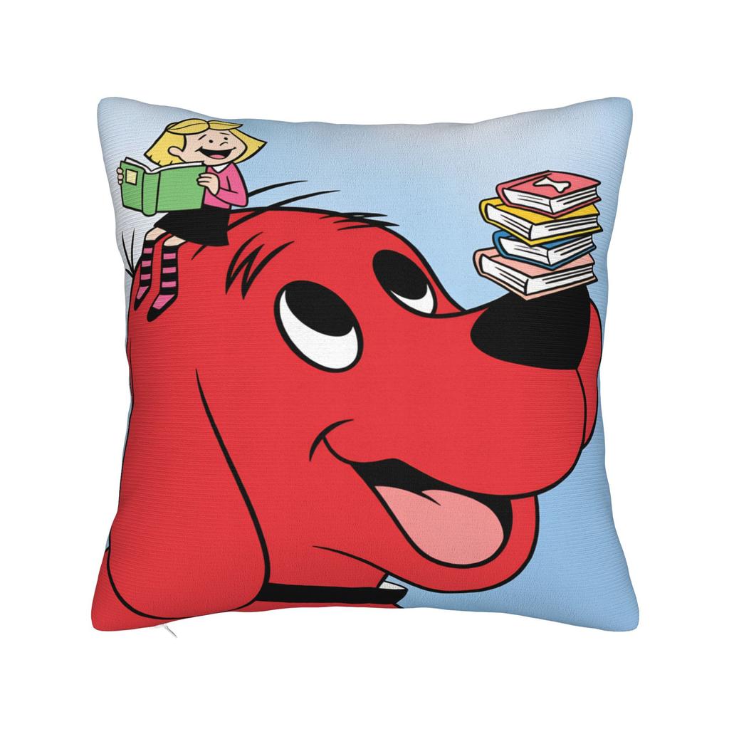 Cliffords the Big Red Dog Pillow Cover  Fashion Pillow Case For Sofa Bedroom Home Decor Design Pillowcases Gift