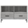 TV Cabinet Gray Sonoma 80 x 36 x 50 cm Particleboard