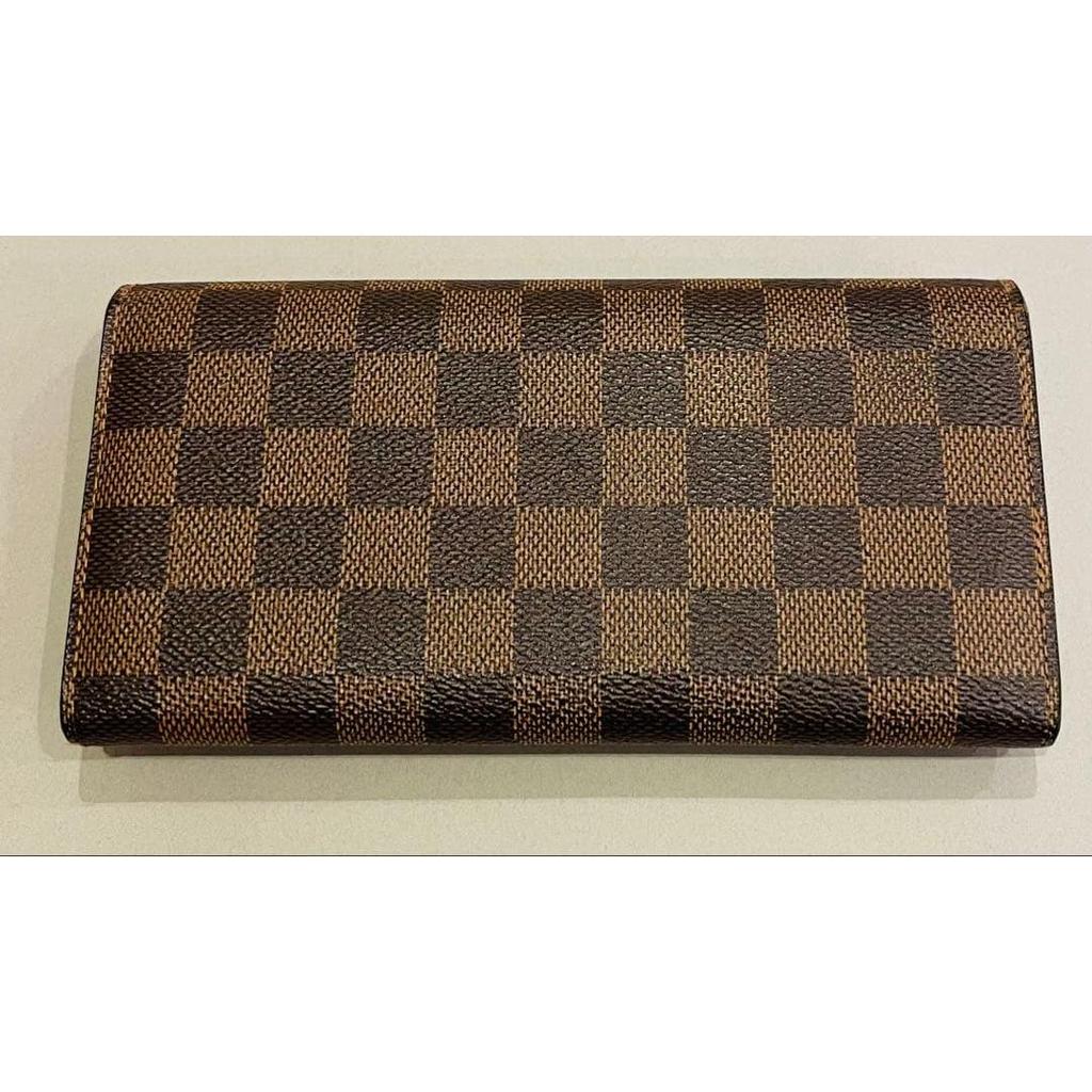 Used LOUIS VUITTON Damier Long Wallet