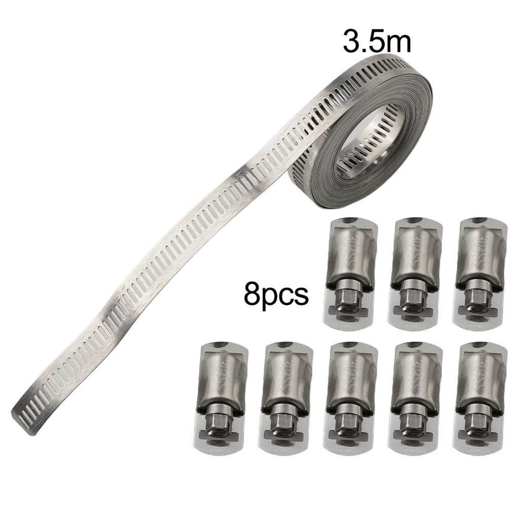 Adjustable Metal Strap Hose Clamps with Comprehensive Installation Guide