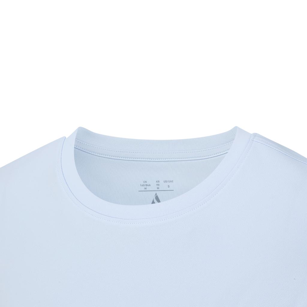 Skechers Breathable Skin-Friendly Solid Color Round Neck T-Shirt Women tops P226W211-026P