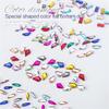 Colorful Rhinestones Nail Art Charms Irregular Nail Art Decorations Pack of 50