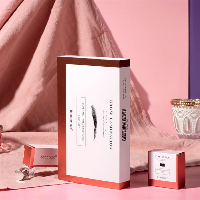 Sada na permanentní zvednutí obočí, lifting obočí, laminaci obočí s potravinářskou fólií, výživou a permovací lotion s keratinem pro domácí použití