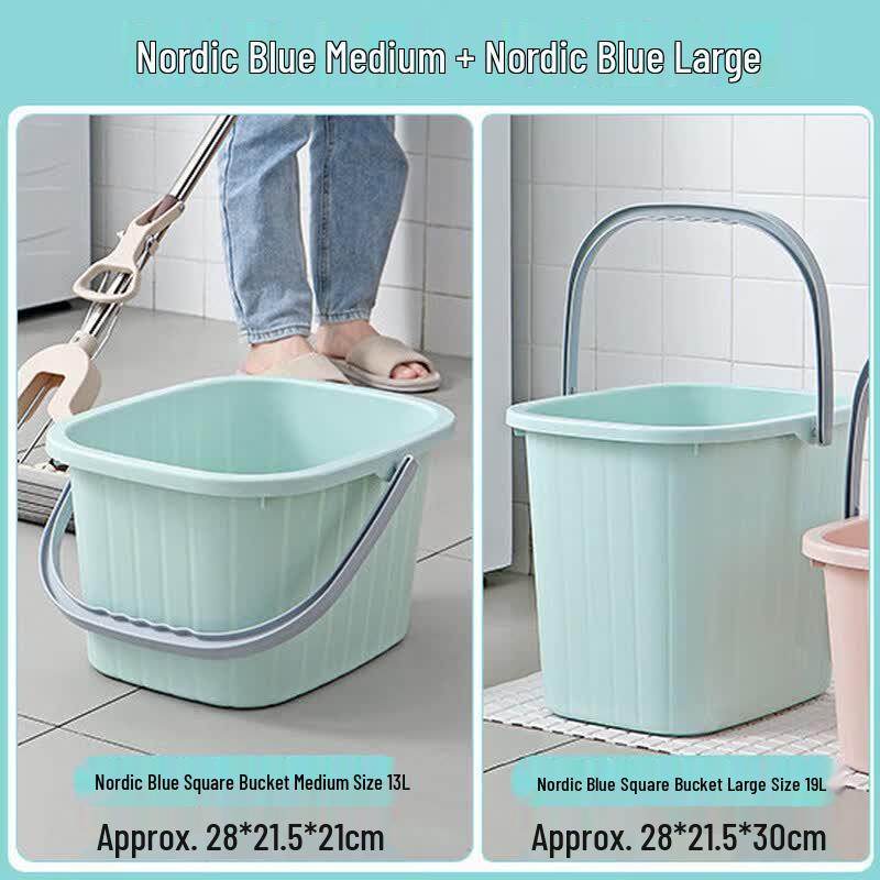 ZISIZ Thickened Square Silicone Multi-Purpose Bucket