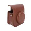 Instant Camera Case PU Leather Protective Bag Cover For Instax Mini 12 with Removable Adjustable Strap