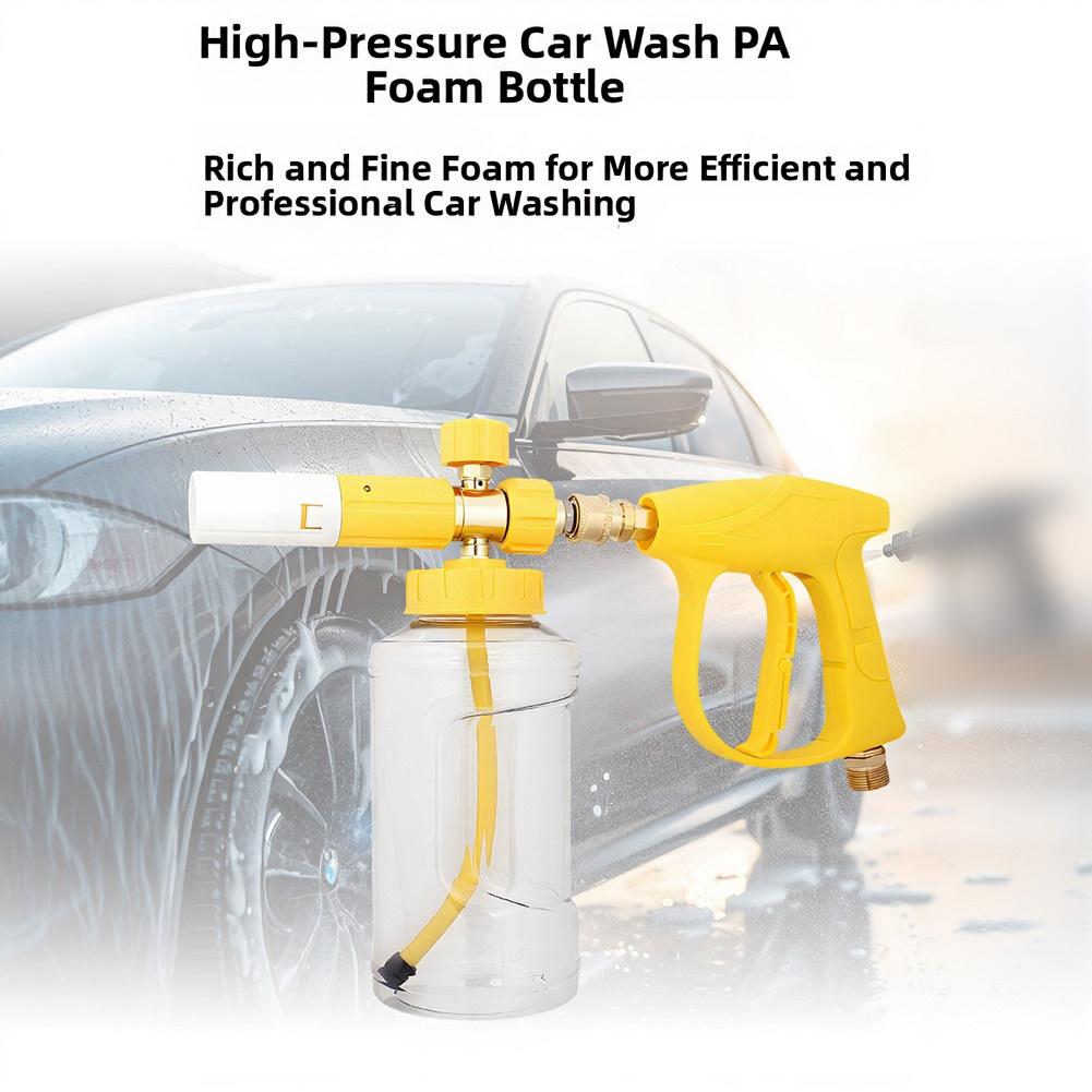 Foam Bottle Water Can Set Compatible with High Pressure Spray Machines Through Standard 1/4 Quick Connect Port