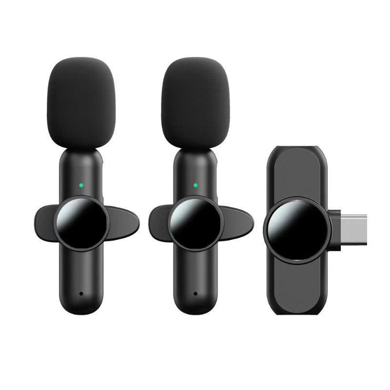 Lapel Wireless Microphone & Receiver: Clip-On for Mobile Video, Live Streaming, Voiceover Recording