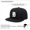 New Letter B Gothic Embroidered Baseball Hat Men'S Trendy Hip Hop Hat Women'S Outdoor Sports Sunshade Hat Flat Edge Hat