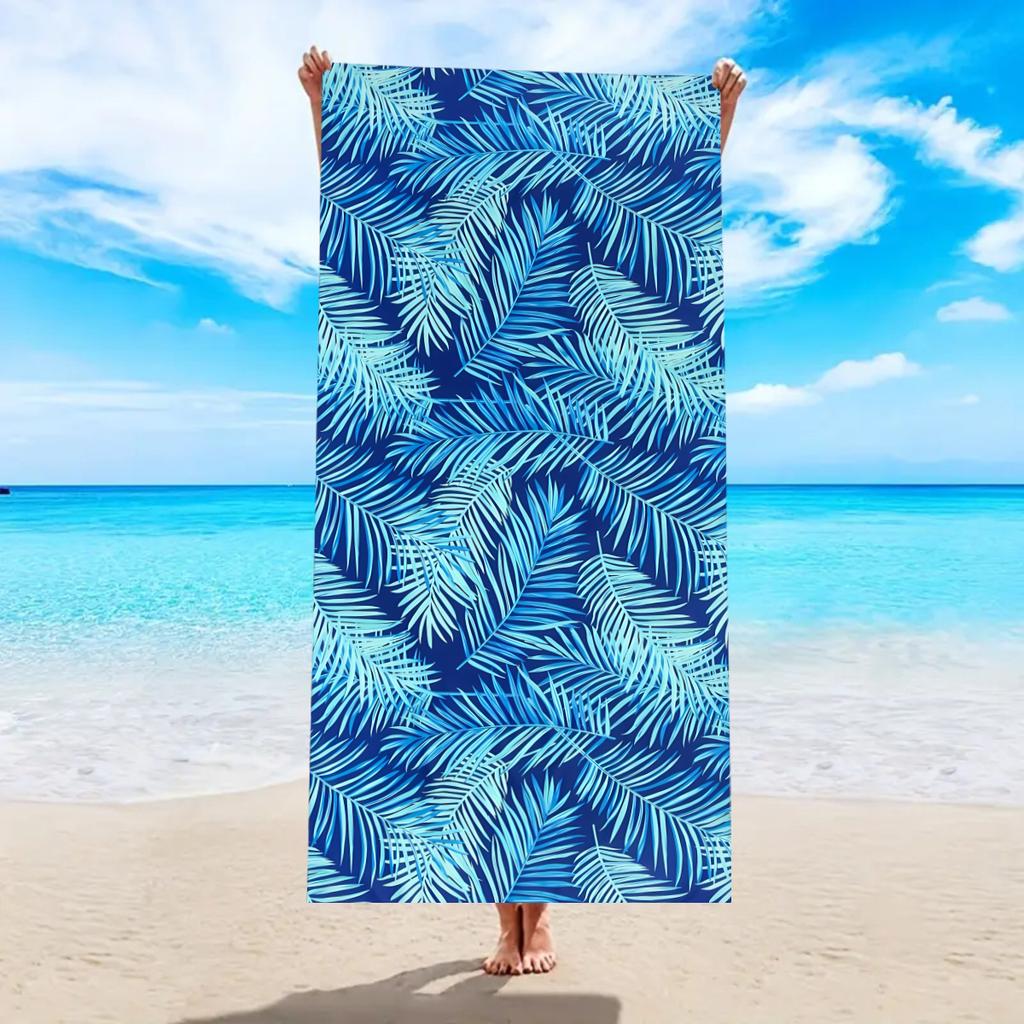 1pc Bohemian Beach Towel, Quick Drying Absorbent Soft Swimming Towel, Sports Towel, Sand Proof Multifunctional Beach Towel