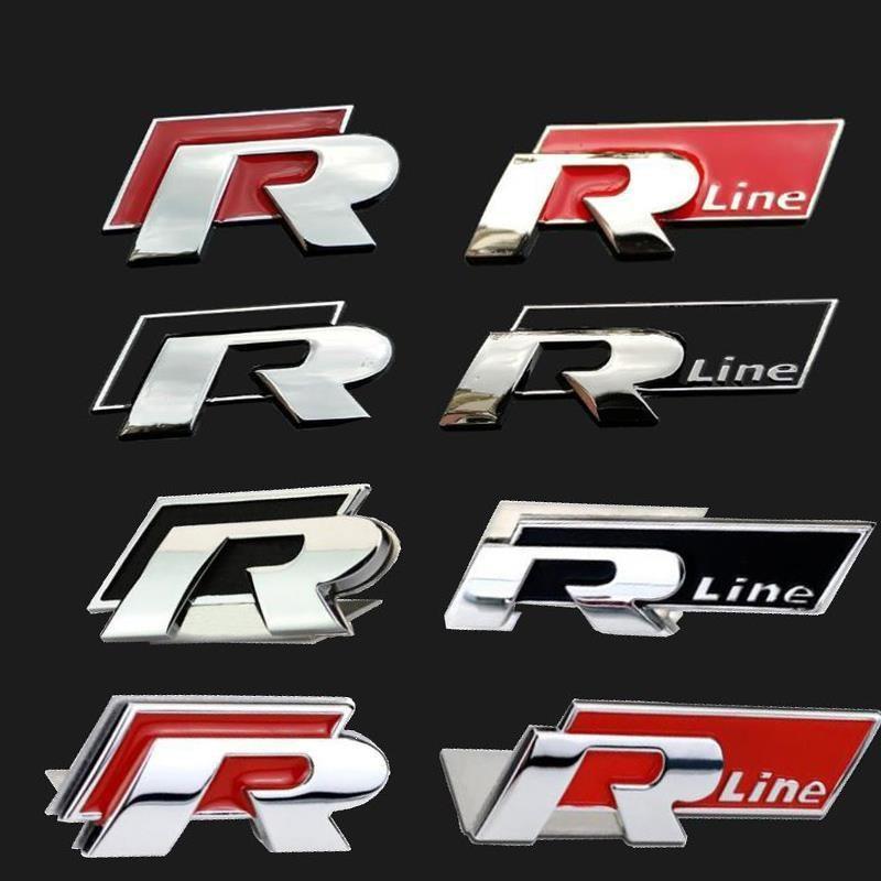 Volkswagen Golf Scirocco Magotan Sagitar R-Line Grille & Tail Emblem Car Sticker