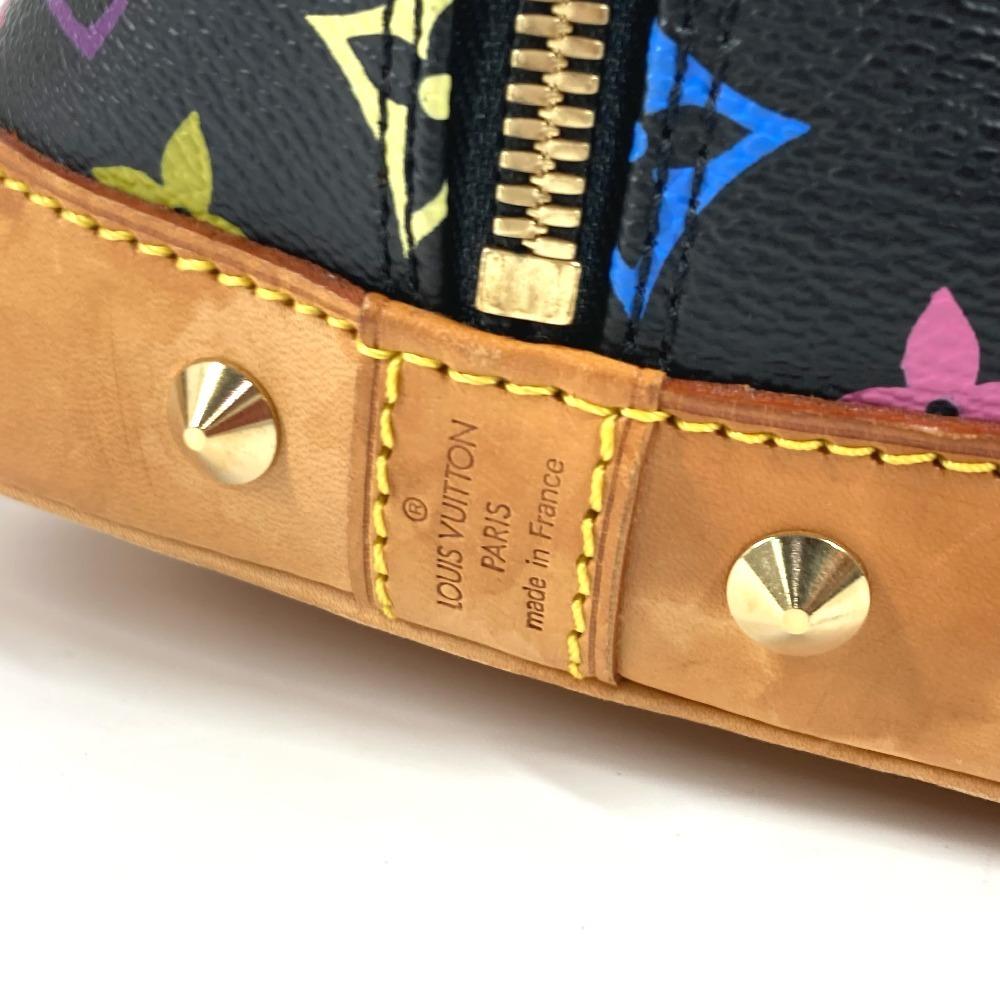 Louis Vuitton M40444 MonogramMulticolore Alma PM Tote Bag Hand Bag Noir Black