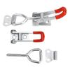 Draw Latch 10-Piece Heavy Duty Woodworking Tools Over Center Latch Replacement For Door Cabinet Lid Box Drawer Freezer Grill