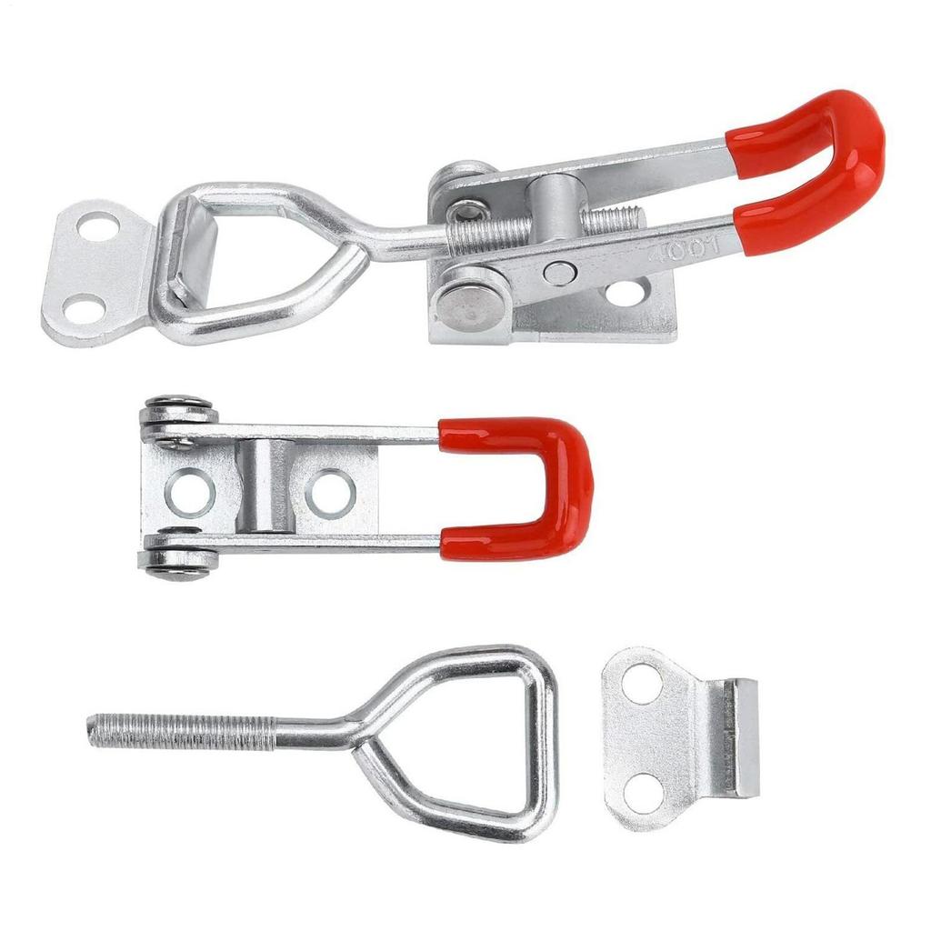 Draw Latch 10-Piece Heavy Duty Woodworking Tools Over Center Latch Replacement For Door Cabinet Lid Box Drawer Freezer Grill