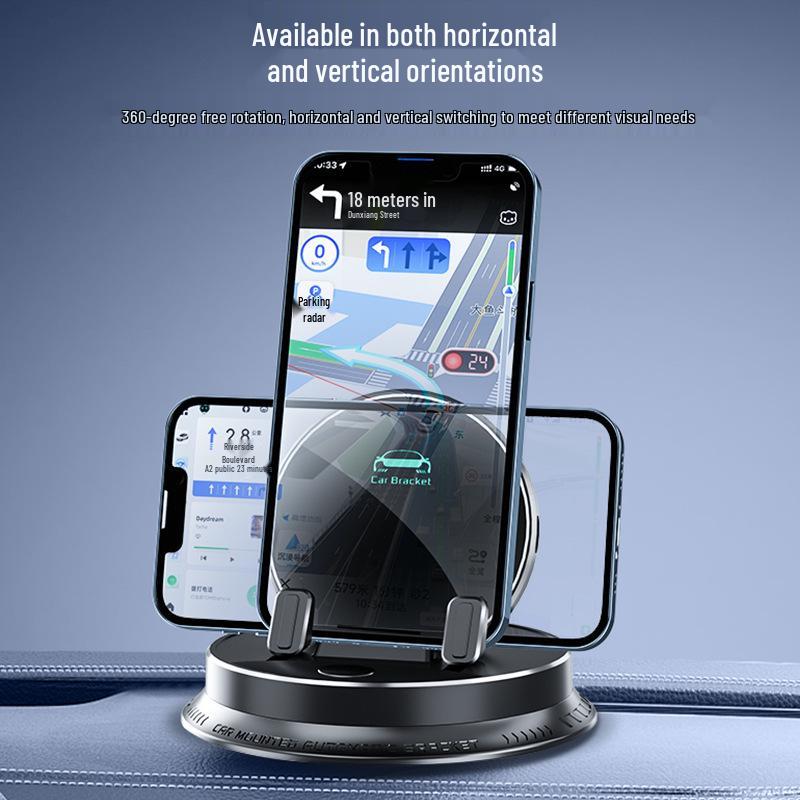Smart Induction Multifunction Car Phone Holder - Non-slip Dashboard Mount for Navigation