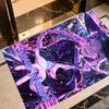 Purple Magic Demon girls group Customized Name Floor Mat Suitable for Kitchen Dining Room Playrooms Balcony Antislip Carpet Office home decor Best for