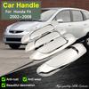 For Honda Fit Jazz Mk1 2002~2008 2003 2004 2005 2006 2007 Left-Hand Drive Chrome Smart Door Handle Cover Accessorie Protection