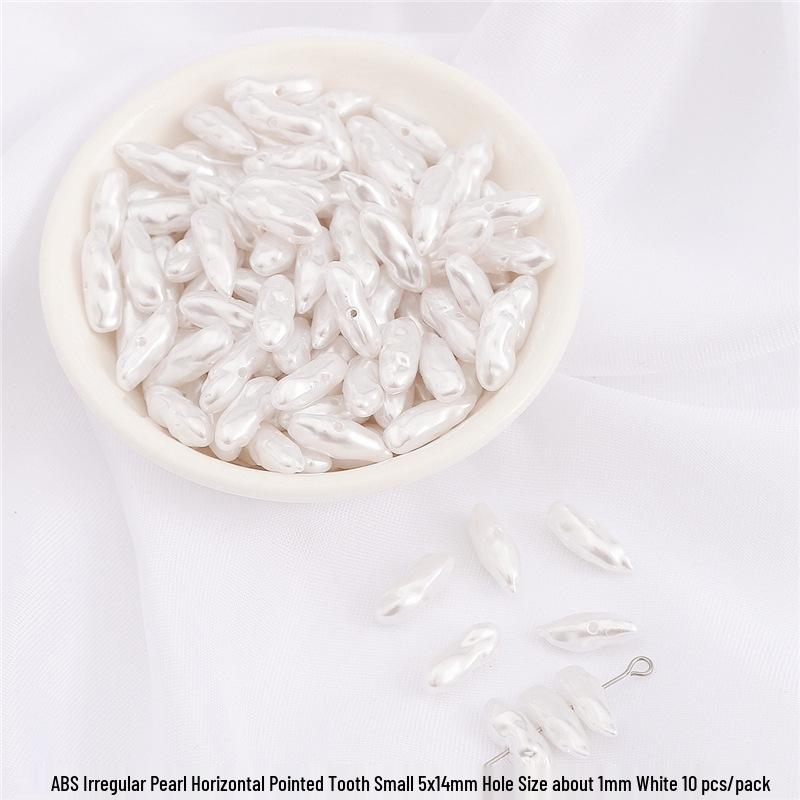 High-Gloss Irregular Imitation Pearl DIY Jewelry Kit - Bracelet, Pendant, Headdress Charms