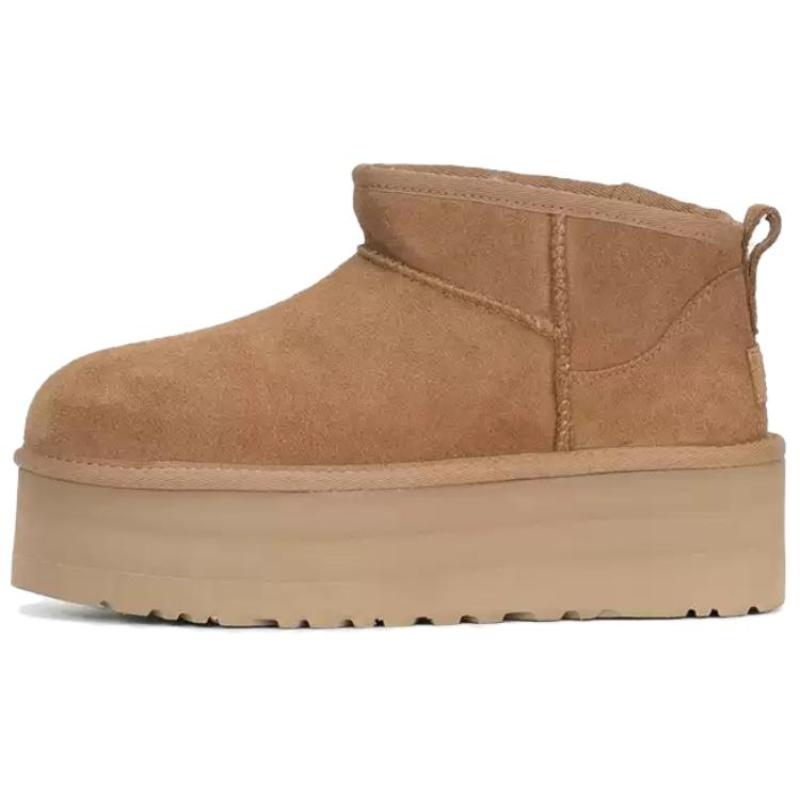UGG Thermal Abrasion Resistant Short Snow Boots Women s Chestnut Sneakers 1135092CHE 39 каштановый