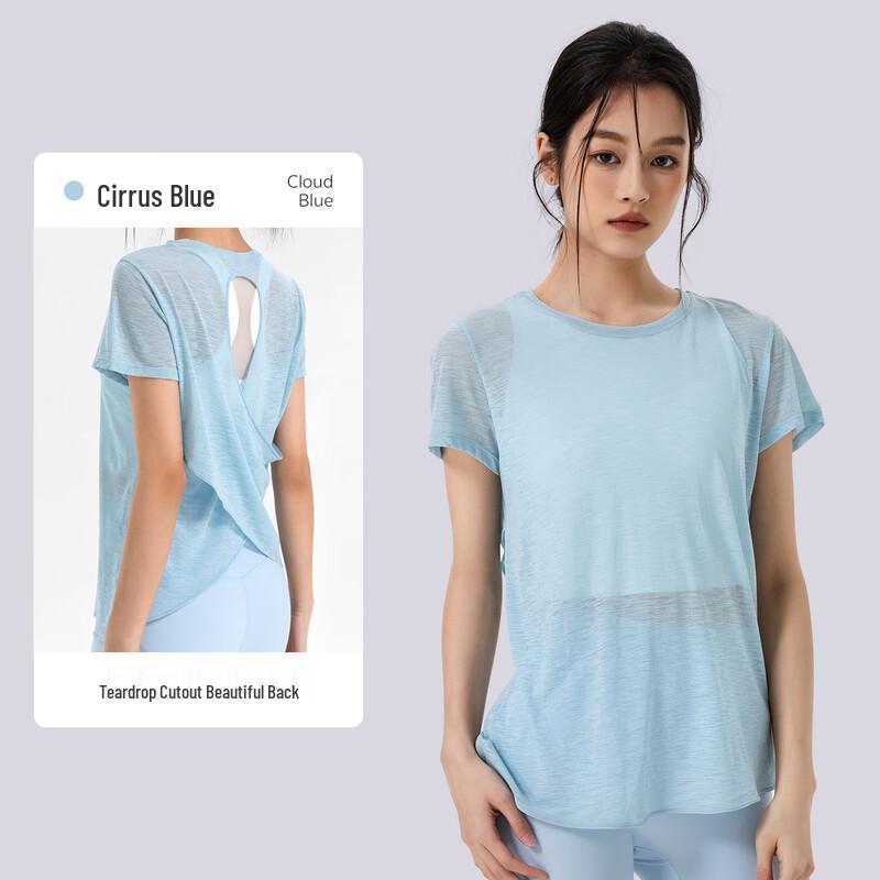 Ayub Women s Breathable Slub Yarn Yoga Top